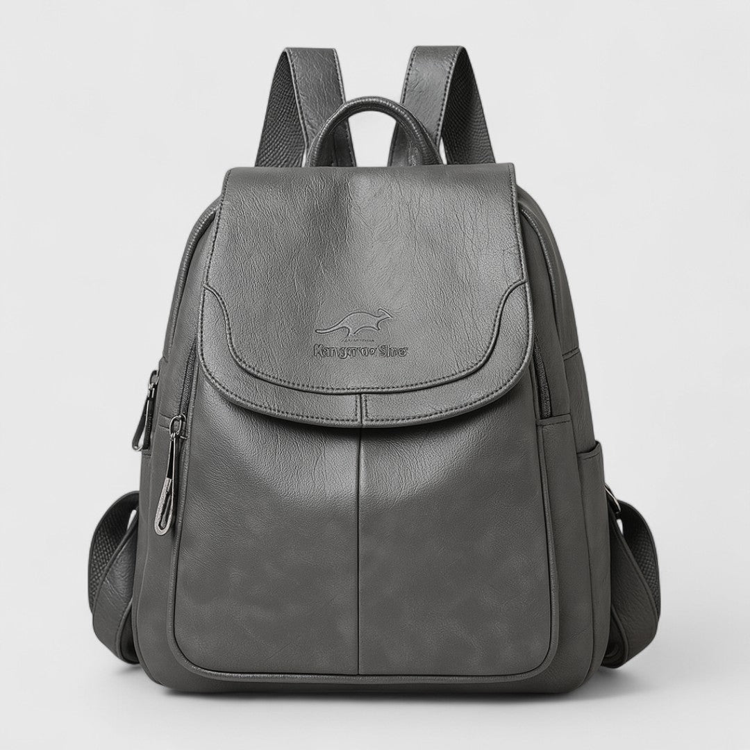 Kallisto - Mochila de cuero con diseño y estilo antirrobo