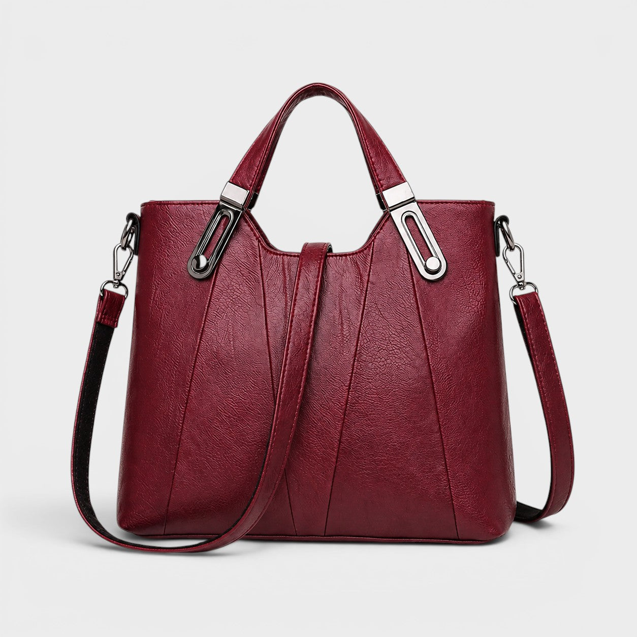 Milena - Elegante Bolso de Mano de Cuero
