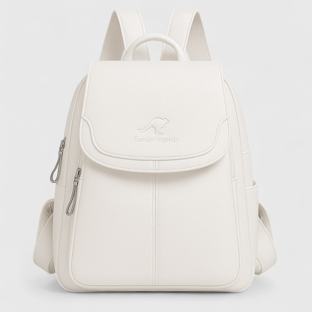Kallisto - Mochila de cuero con diseño y estilo antirrobo