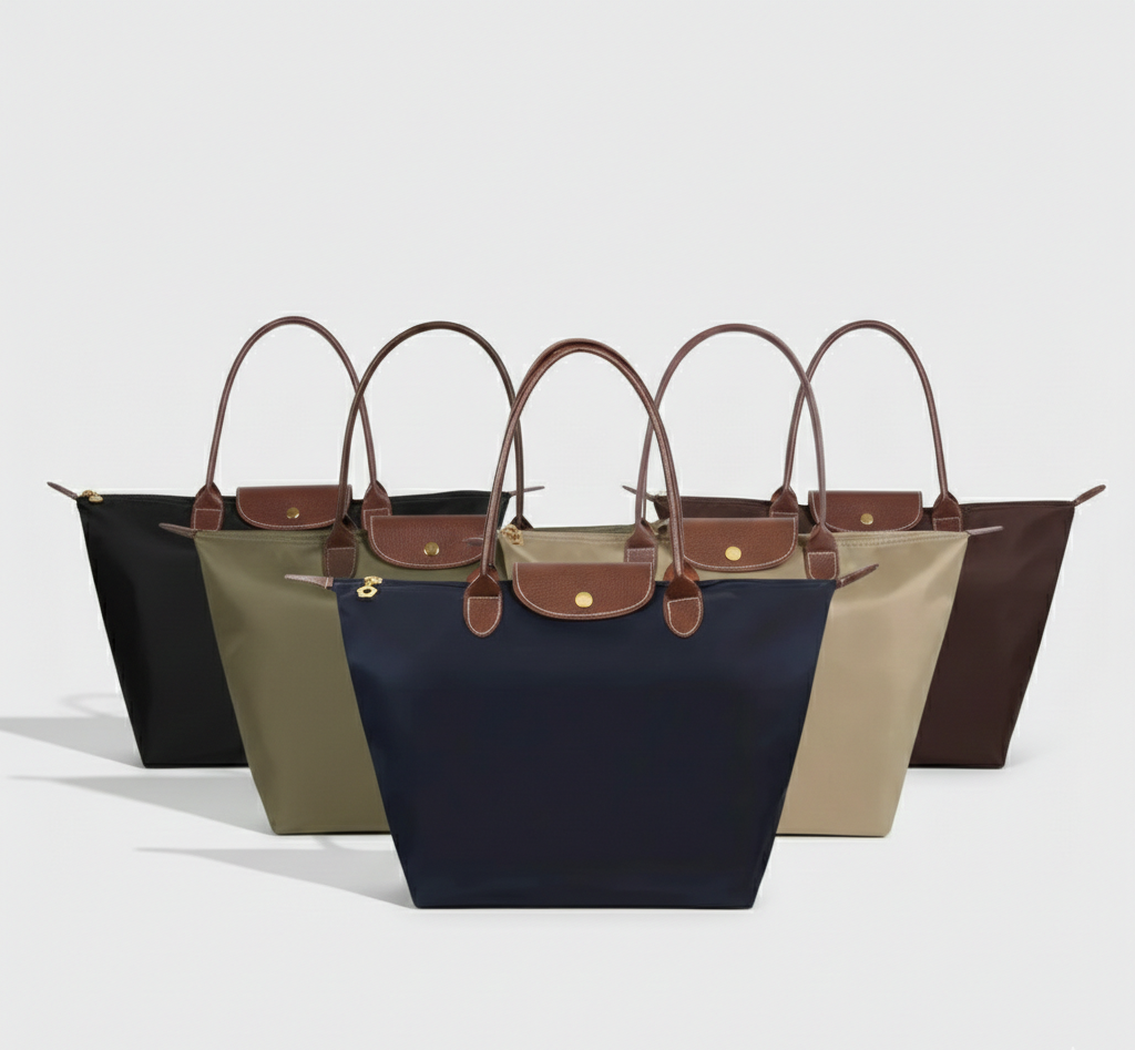 María - elegante bolso de mano impermeable con cremallera