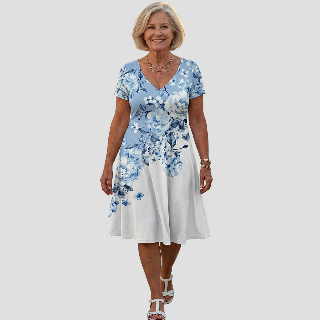Leda – Vestido con estampado floral