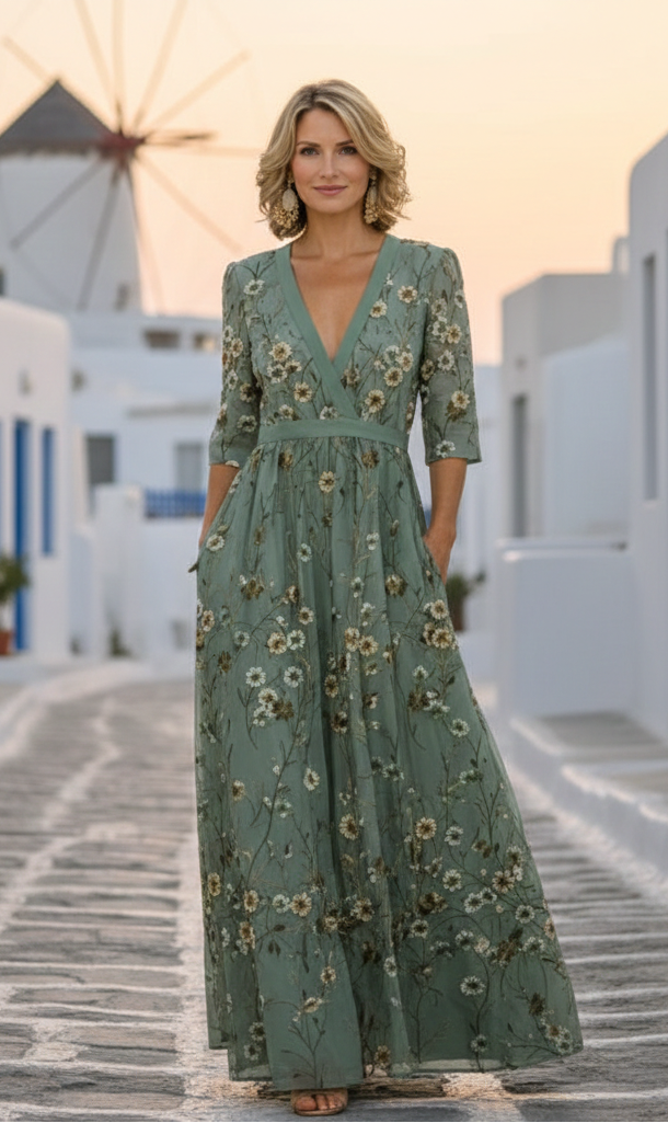 Danae - Vestido maxi elegante