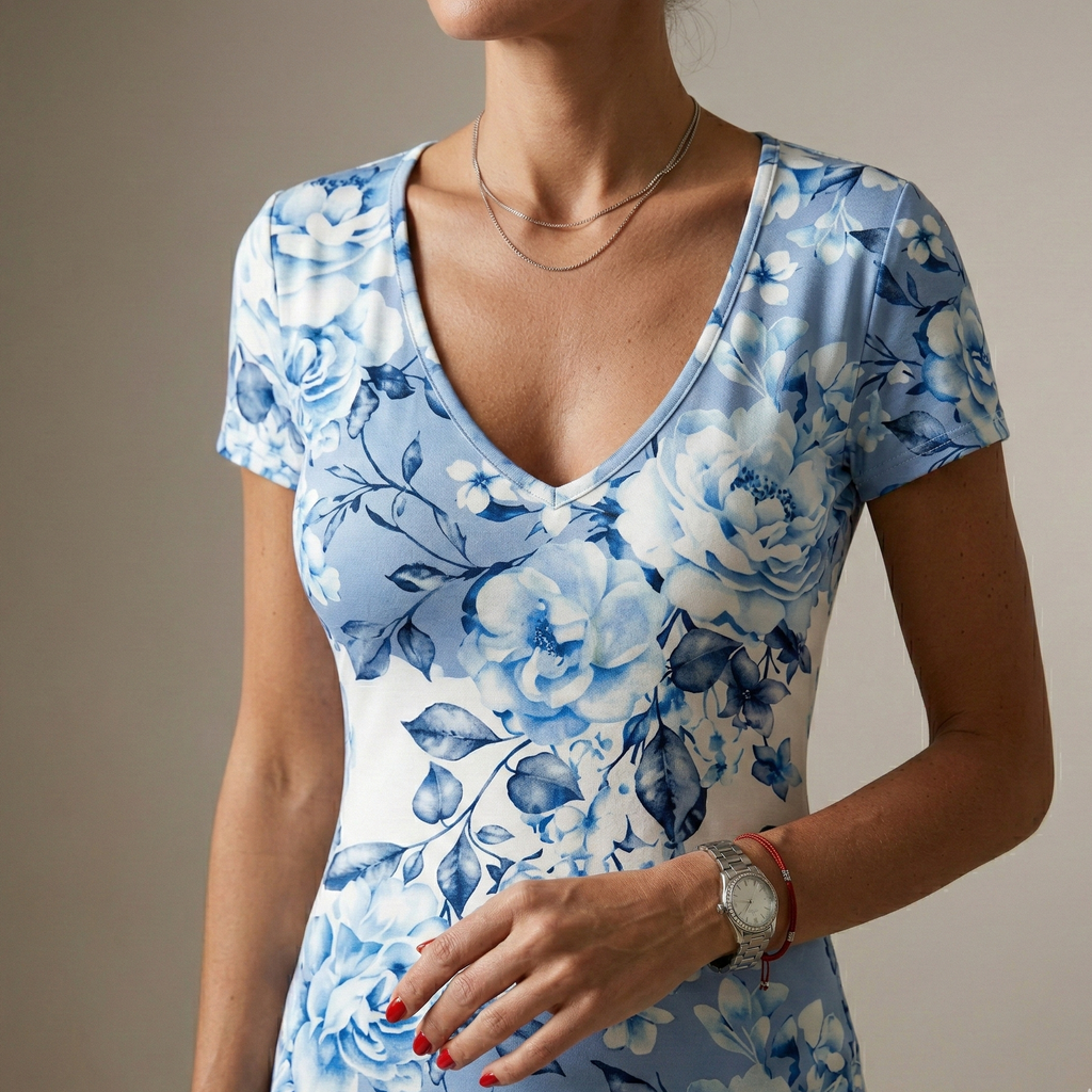 Leda – Vestido con estampado floral