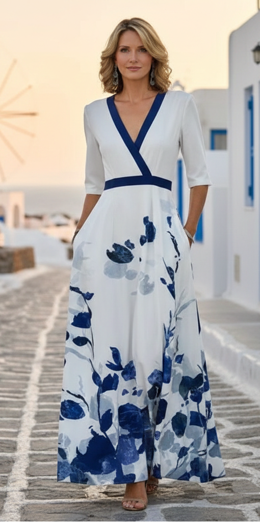 Danae - Vestido maxi elegante