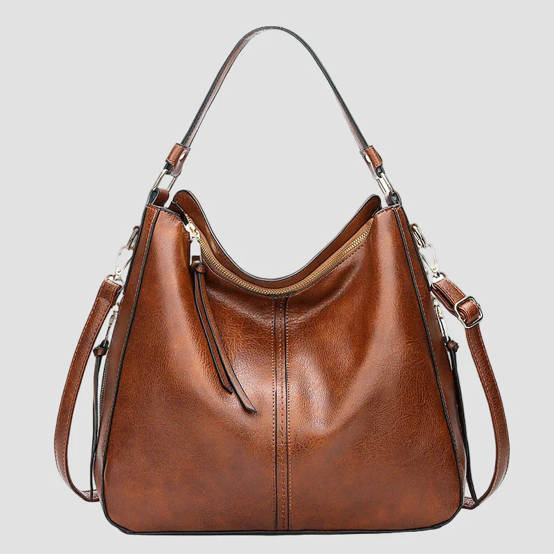 Sof - Bolso Hobo de Cuero de Lujo Anti-Robo