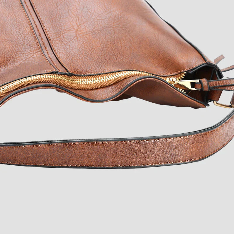Sof - Bolso Hobo de Cuero de Lujo Anti-Robo