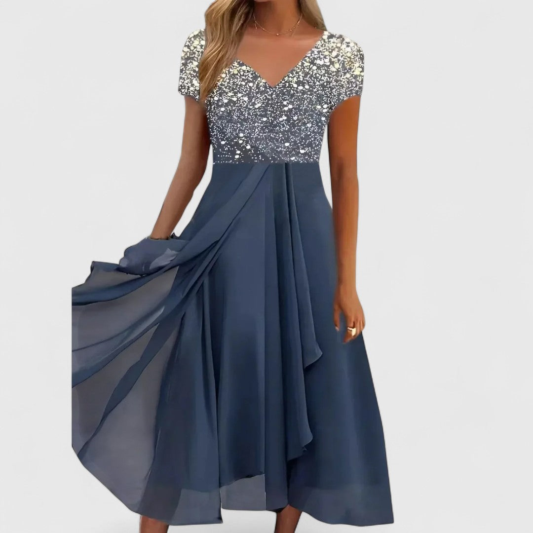 Georgia - Vestido elegante con línea refinada y ajuste cómodo