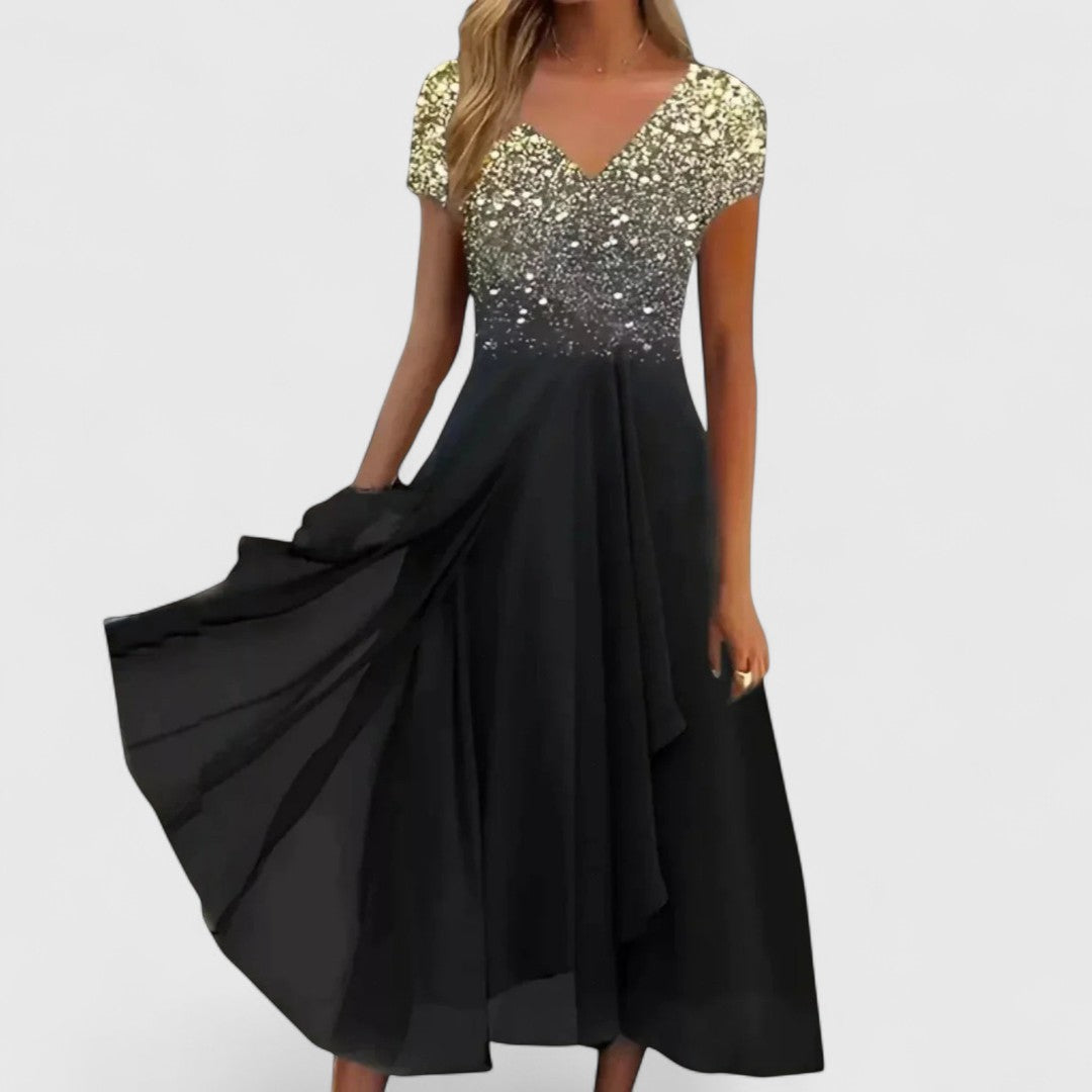 Georgia - Vestido elegante con línea refinada y ajuste cómodo