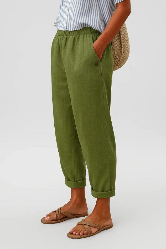 Agatha - Pantalones de lino atemporales