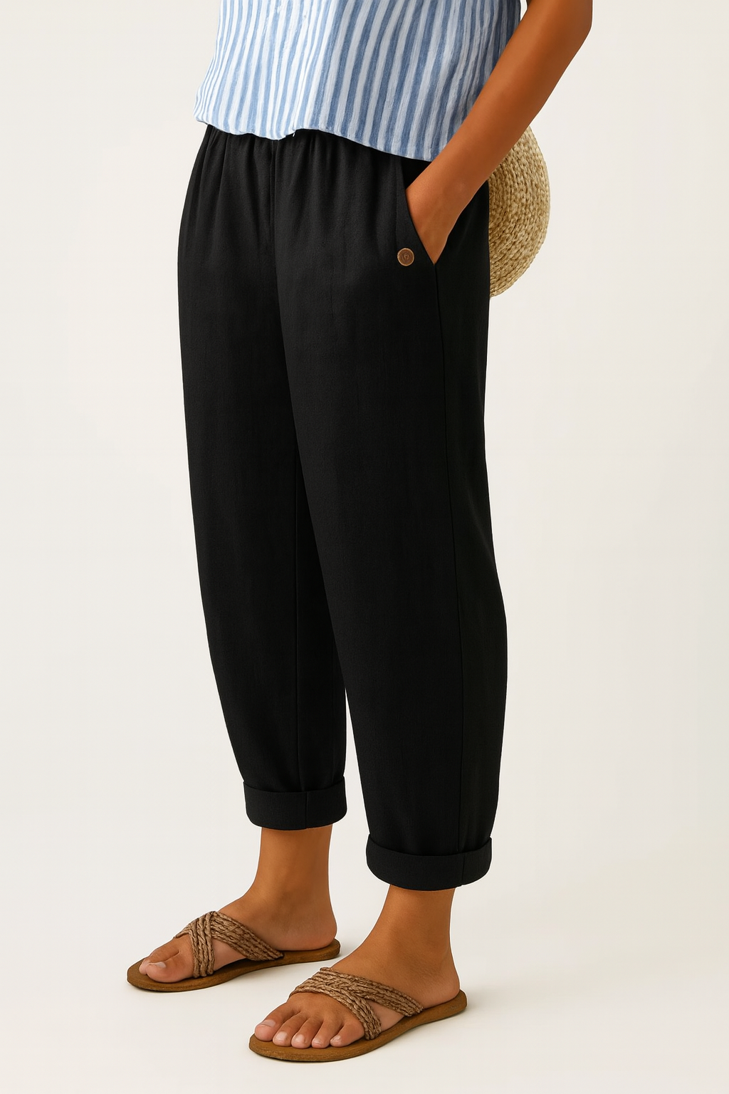 Agatha - Pantalones de lino atemporales