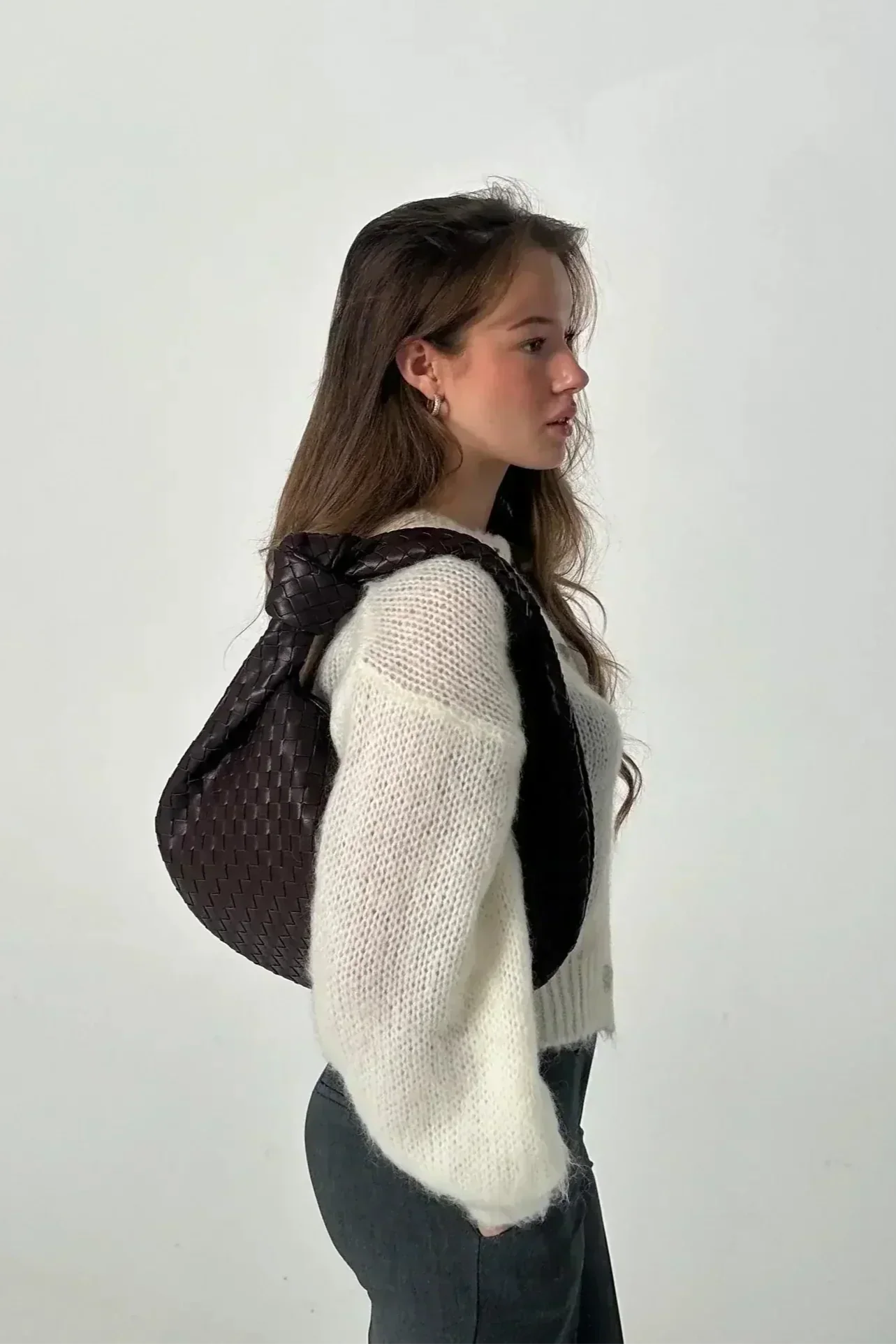 Sage Bolsa Mediana de Tela