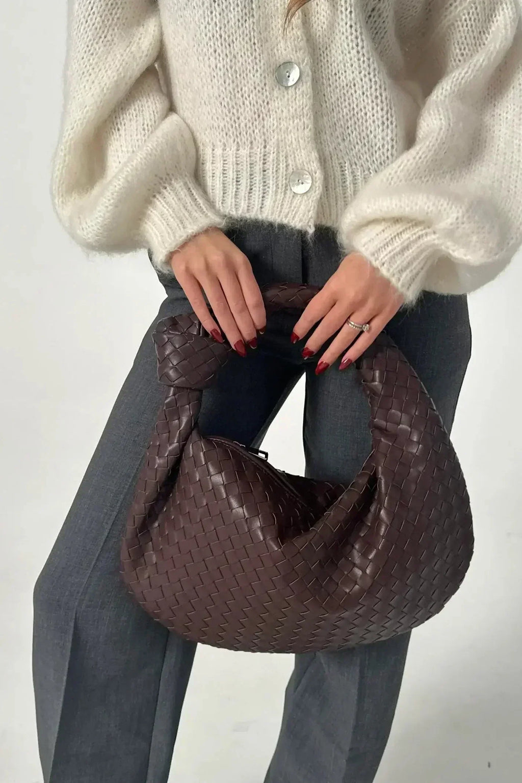 Sage Bolsa Mediana de Tela