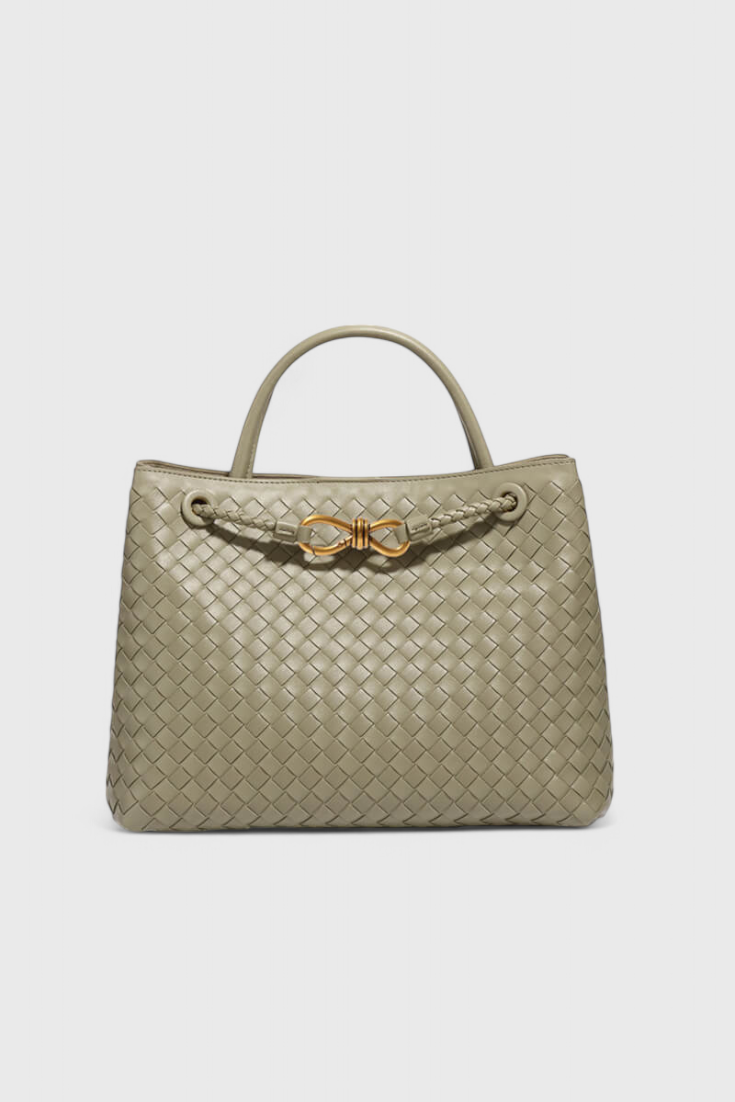 Bolsa de Día Tejida Índigo