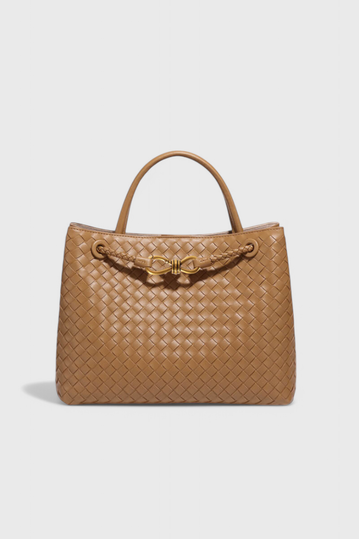 Bolsa de Día Tejida Índigo