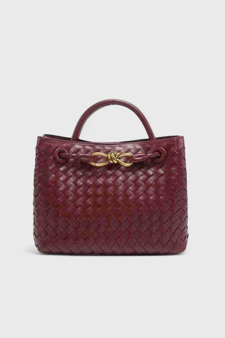 Bolsa de Día Tejida Índigo