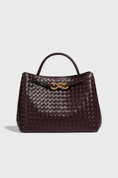 Bolsa de Día Tejida Índigo