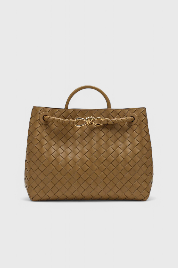 Bolsa de Día Tejida Índigo
