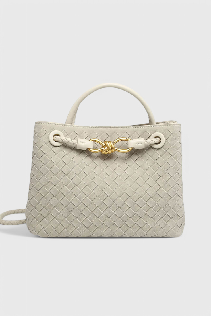 Bolsa de Día Tejida Índigo