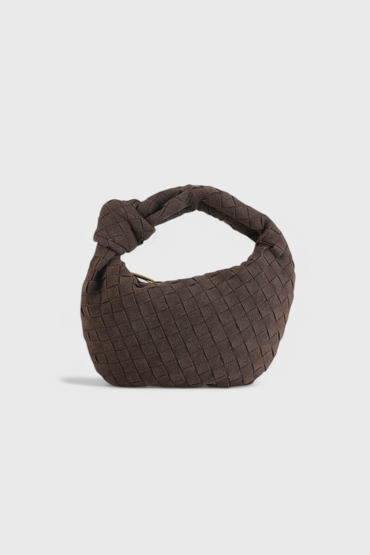 Bolso Mini Remi Woven con Detalle de Nudo