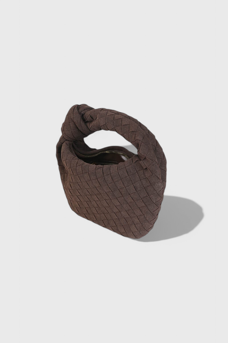 Bolso Mini Remi Woven con Detalle de Nudo