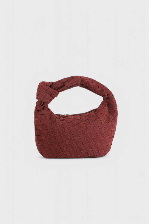 Bolso Mini Remi Woven con Detalle de Nudo