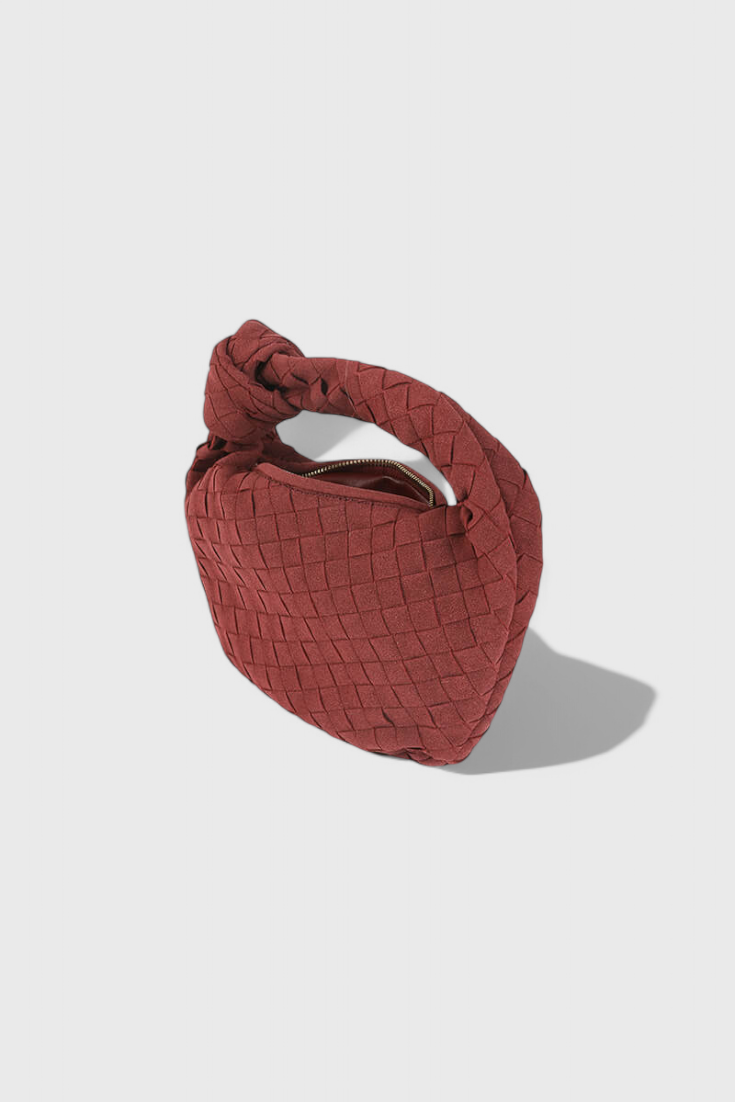 Bolso Mini Remi Woven con Detalle de Nudo