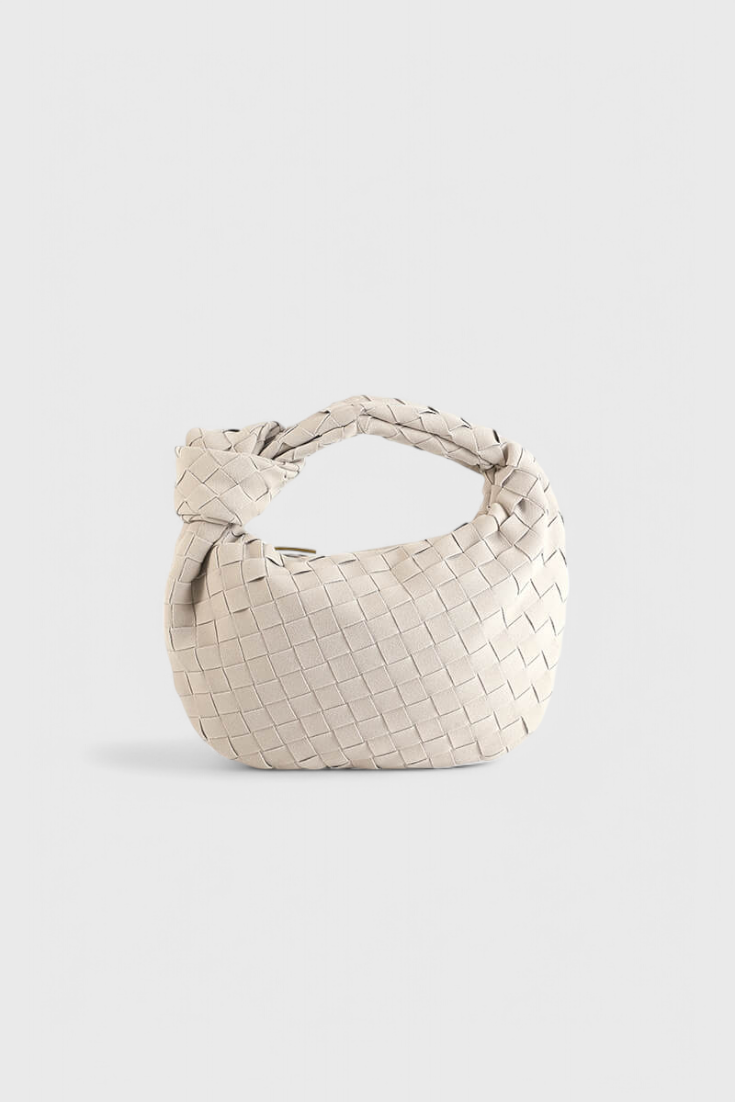 Bolso Mini Remi Woven con Detalle de Nudo