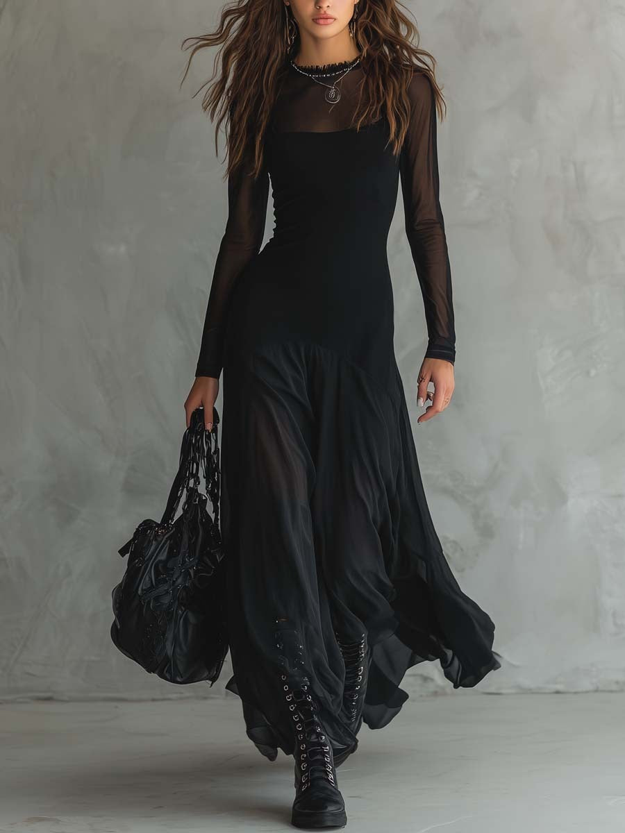 Pandora - Vestido largo con encanto etéreo