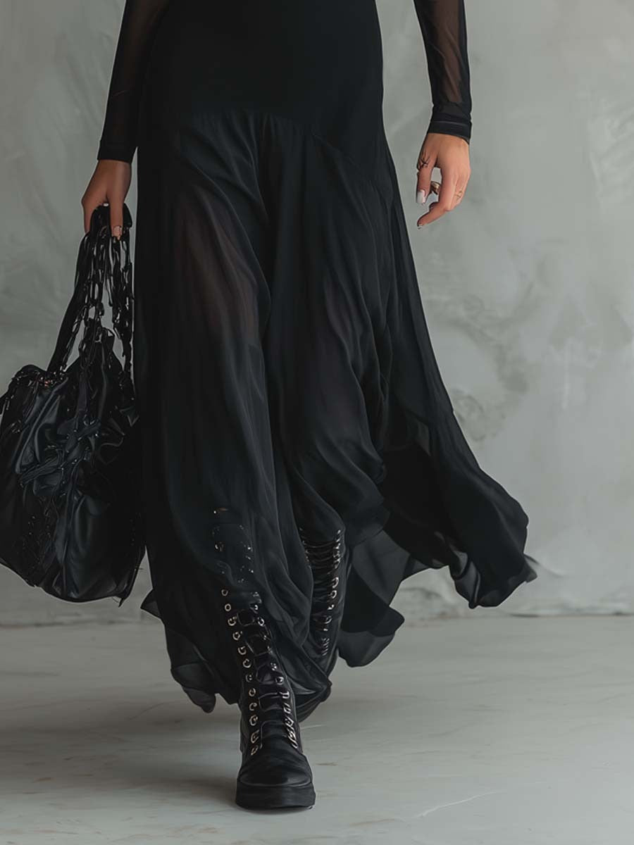 Pandora - Vestido largo con encanto etéreo