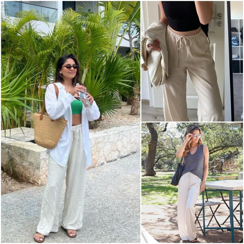 GABRIELLA | Pantalón de verano con perneras anchas