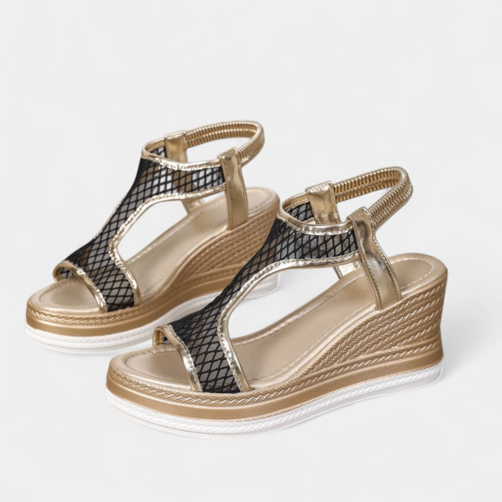 Electra – elegantes sandalias ortopédicas con plataforma para mujeres