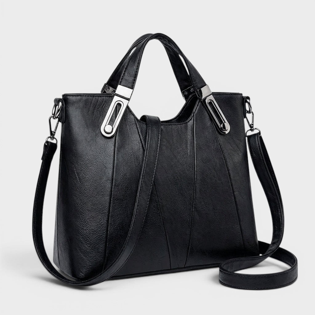 Milena - Elegante Bolso de Mano de Cuero