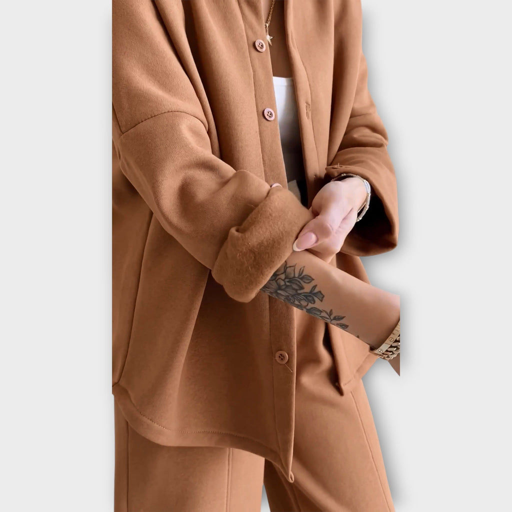 Conjunto de Botones y Línea Elegante
