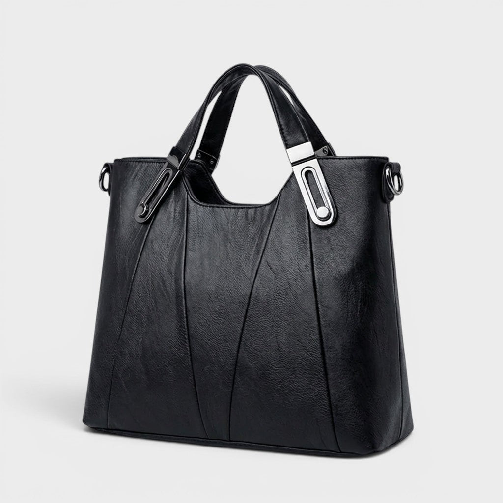 Milena - Elegante Bolso de Mano de Cuero