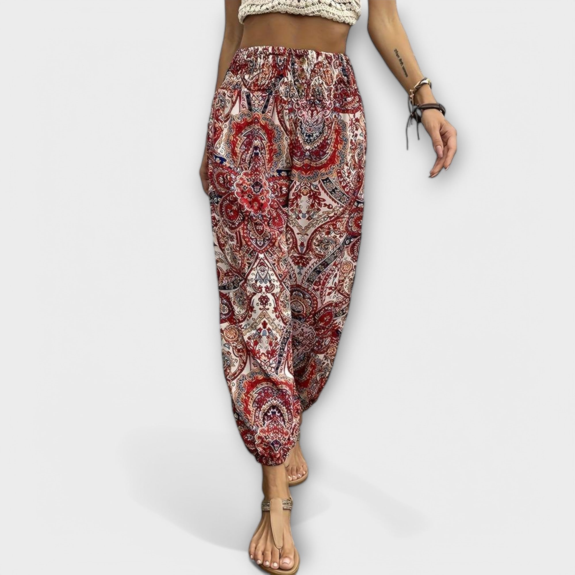 Pantalón con Diseño Etnográfico