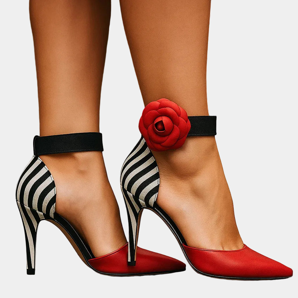 Olympia - Tacones con elegancia floral