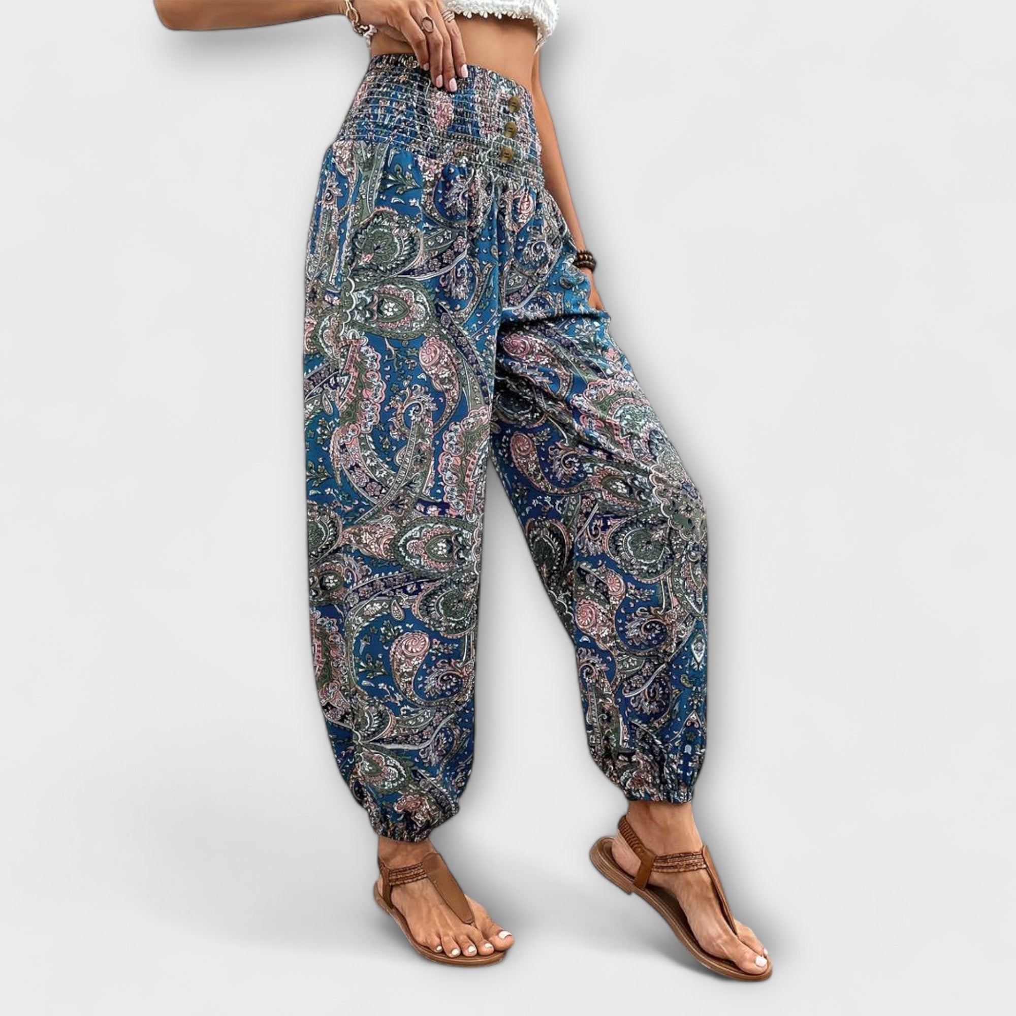 Pantalón con Diseño Etnográfico