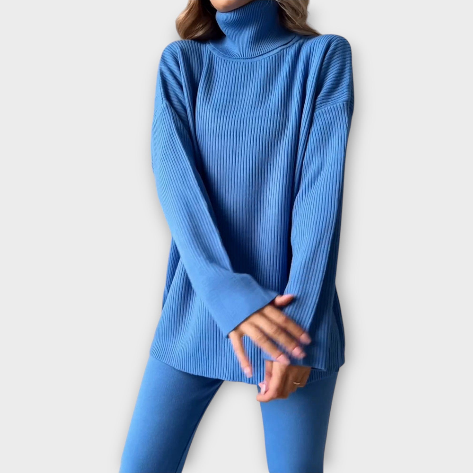 Conjunto de Tejido con Estética Moderna