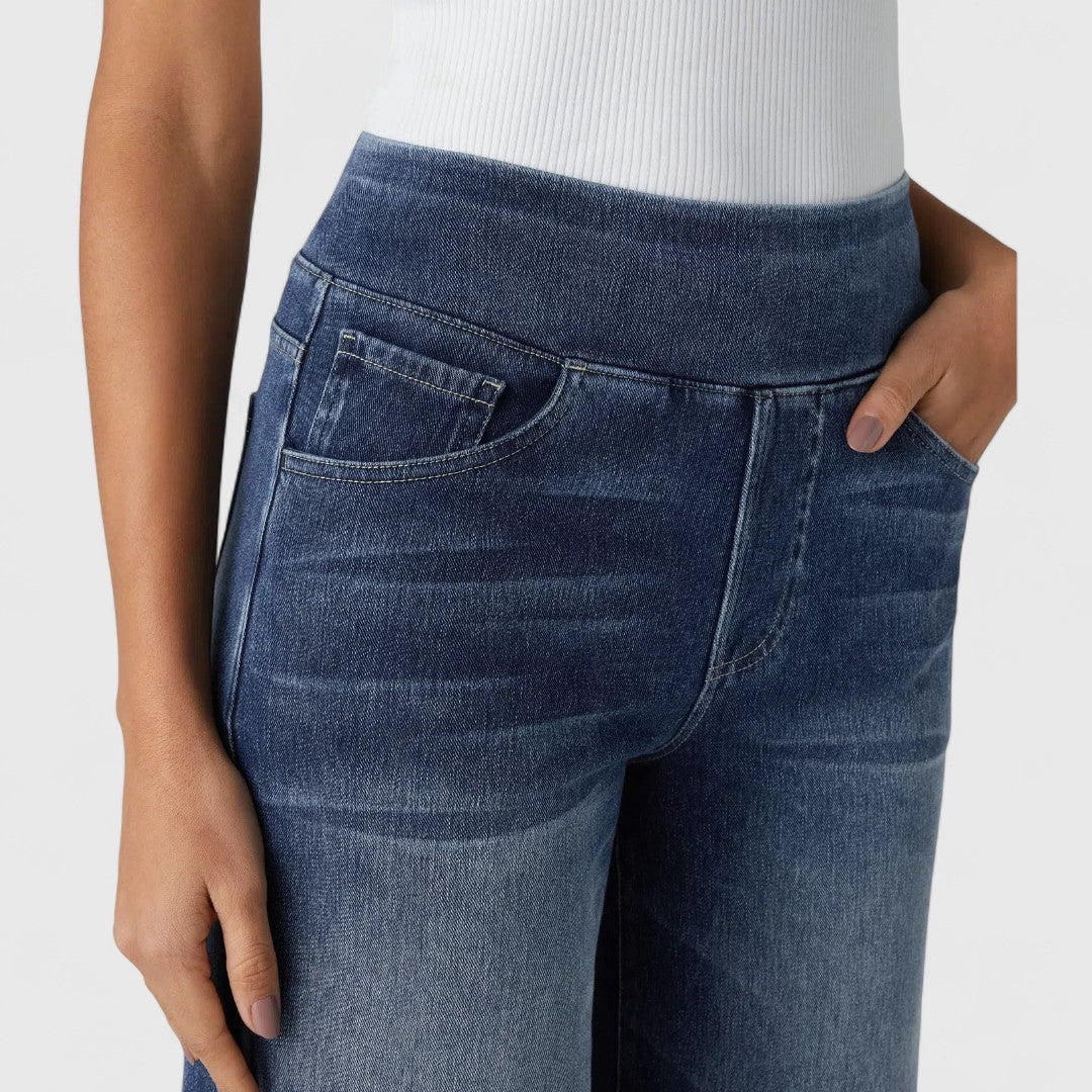 Esperanza - pantalón cómodo y elástico con cintura alta