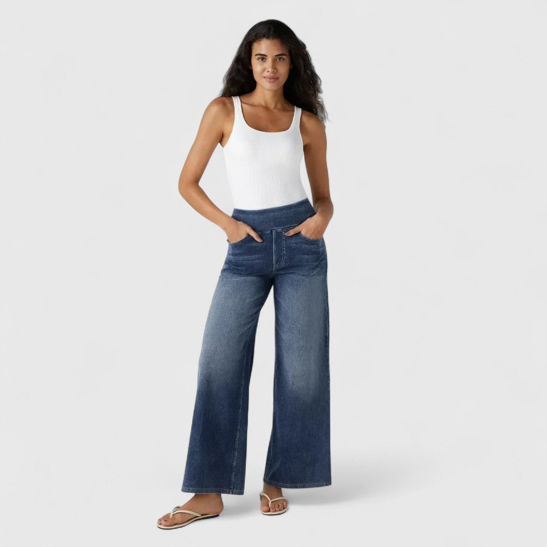 Esperanza - pantalón cómodo y elástico con cintura alta
