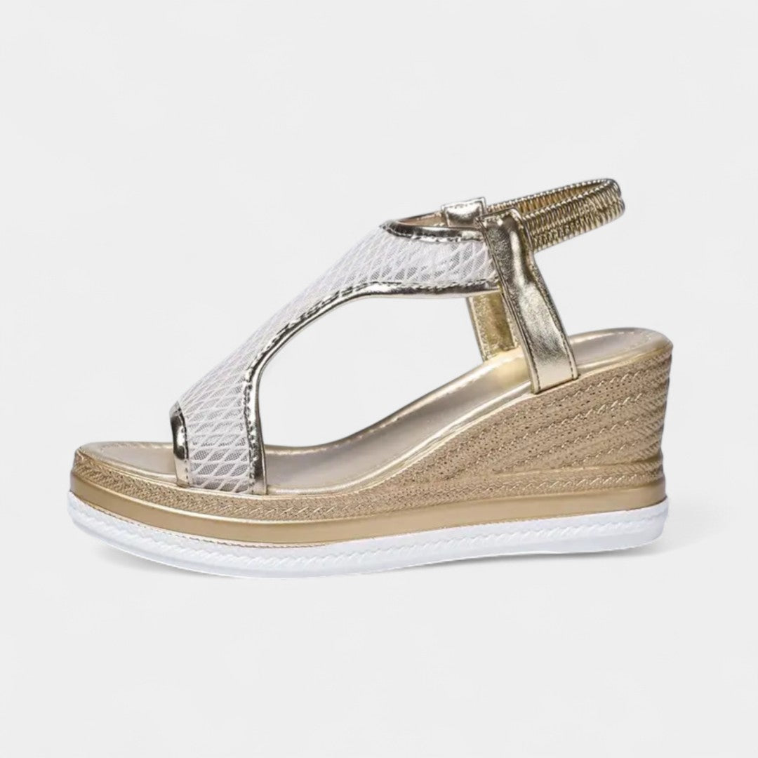Electra – elegantes sandalias ortopédicas con plataforma para mujeres