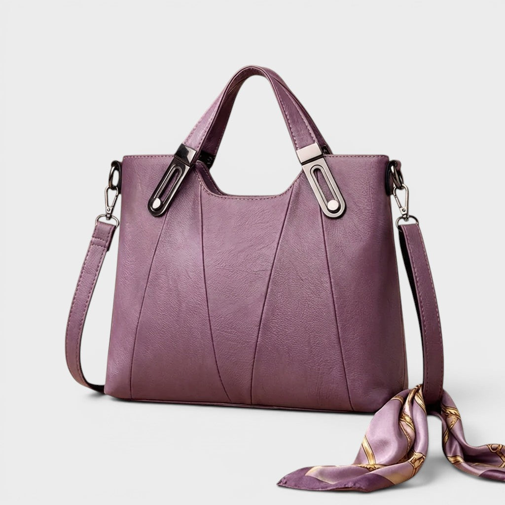 Milena - Elegante Bolso de Mano de Cuero