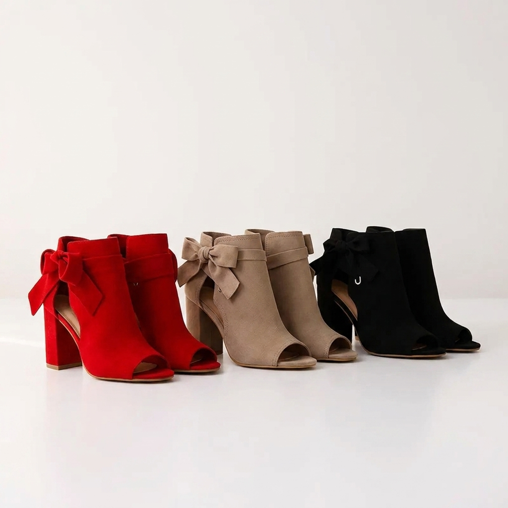 Melina - Botines cortos con abertura