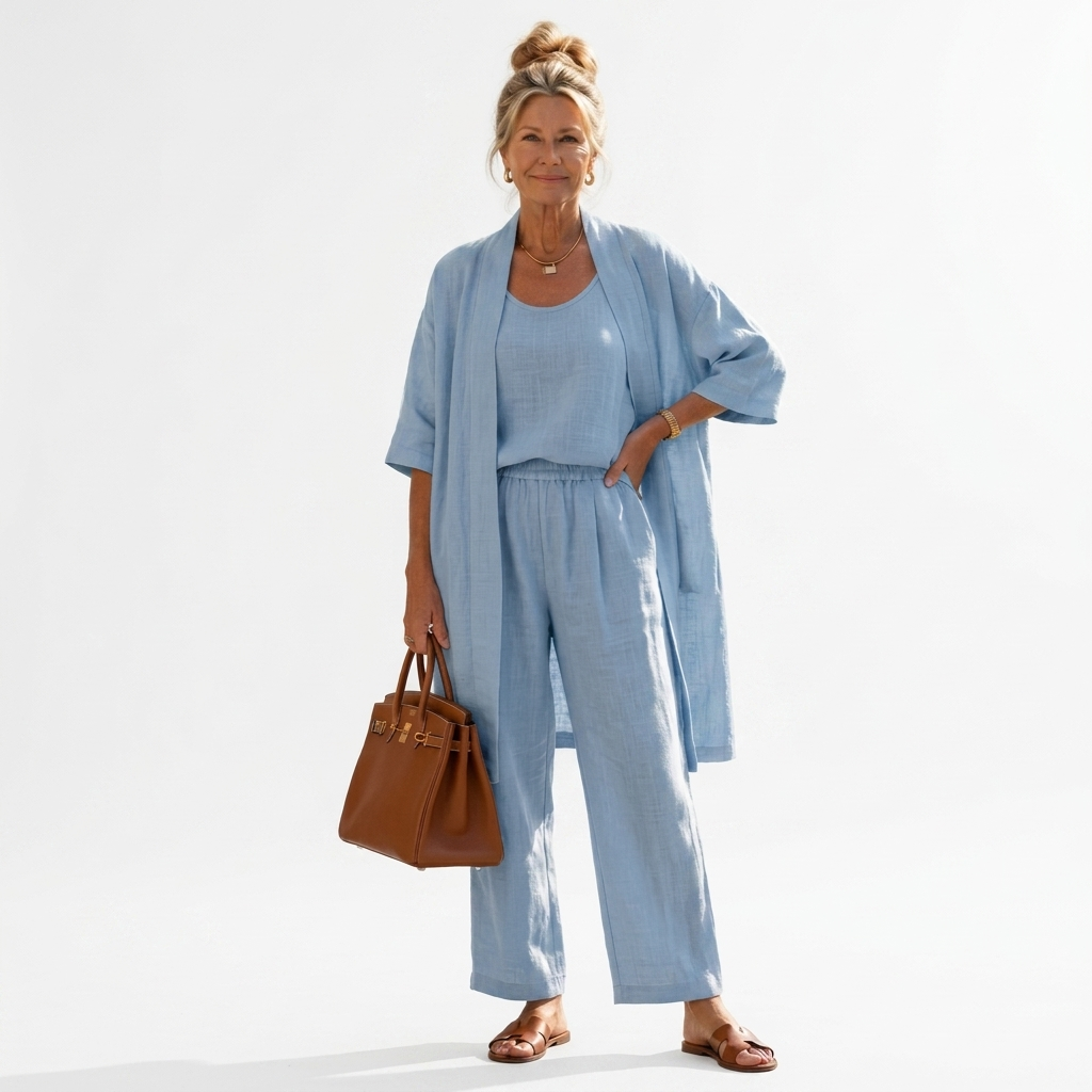 Angelina - Conjunto ligero de lino