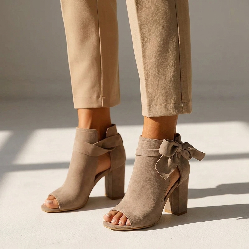 Melina - Botines cortos con abertura