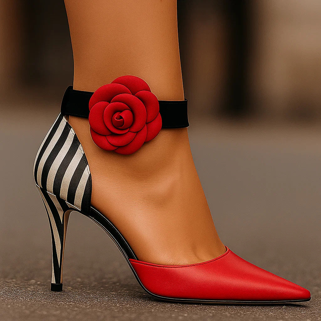Olympia - Tacones con elegancia floral