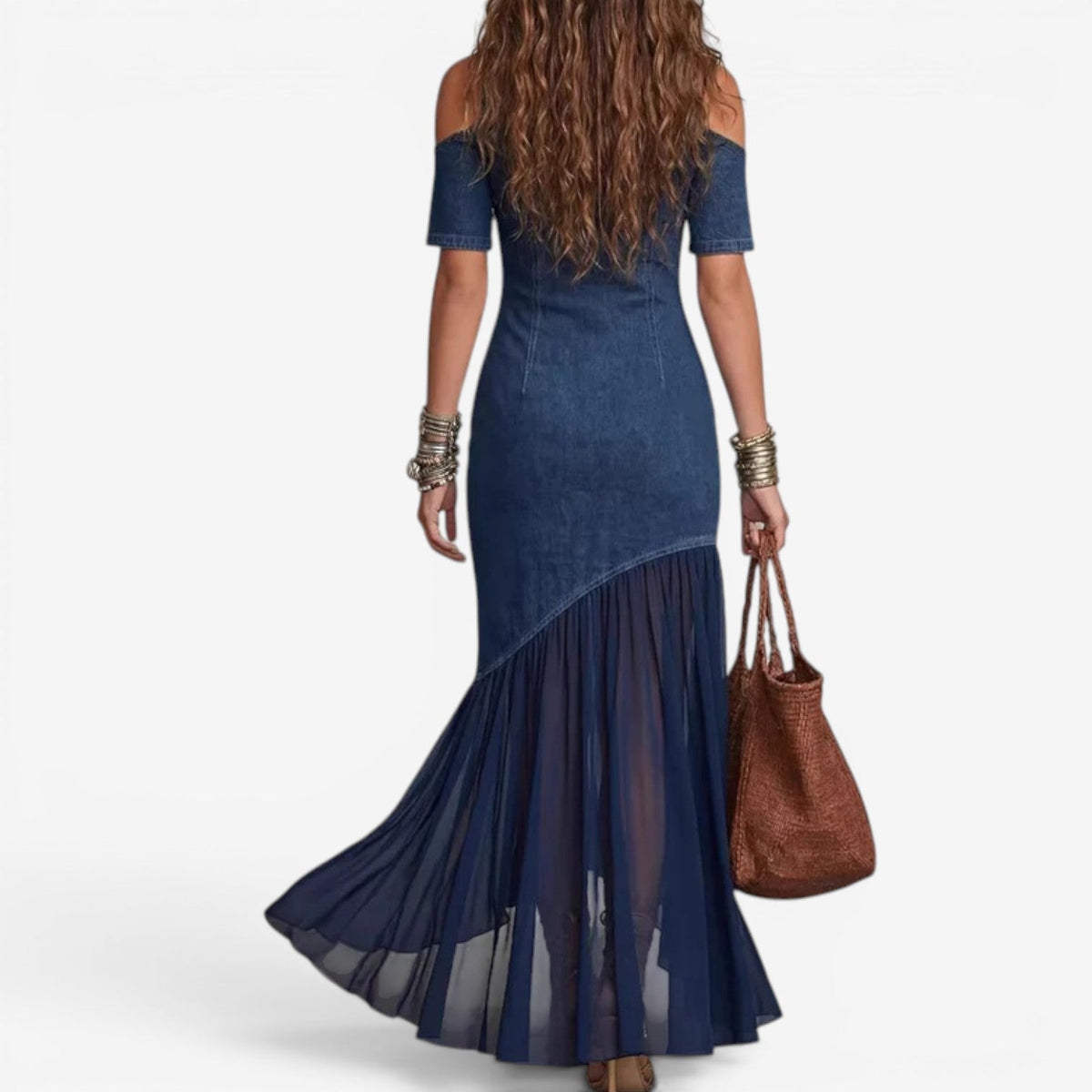 Pietra - Vestido largo de mezclilla