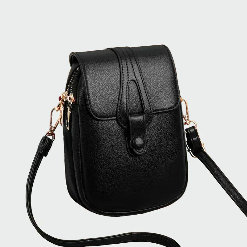 Bolso de cuero retro elegante