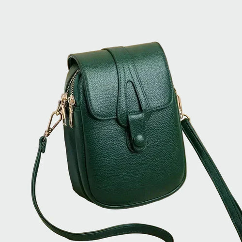 Bolso de cuero retro elegante