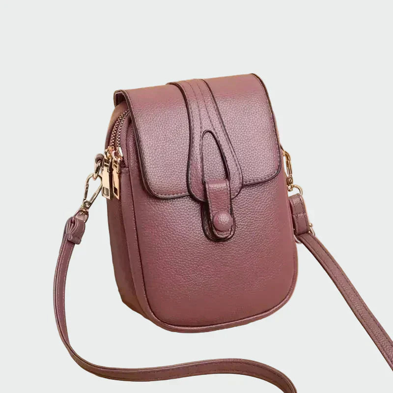 Bolso de cuero retro elegante
